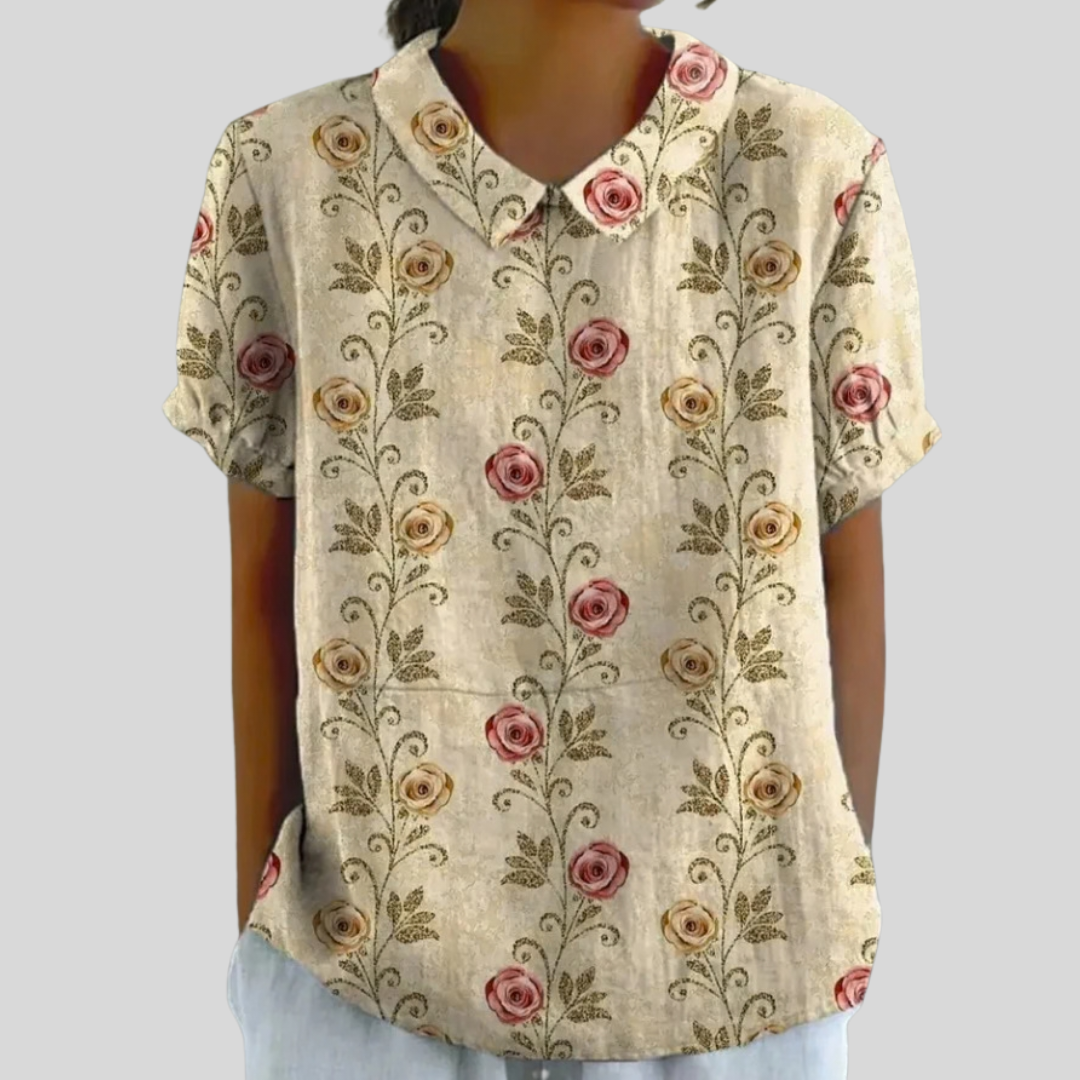 Elegante Top a Fiori