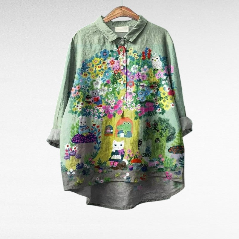 Elegante blusa estiva