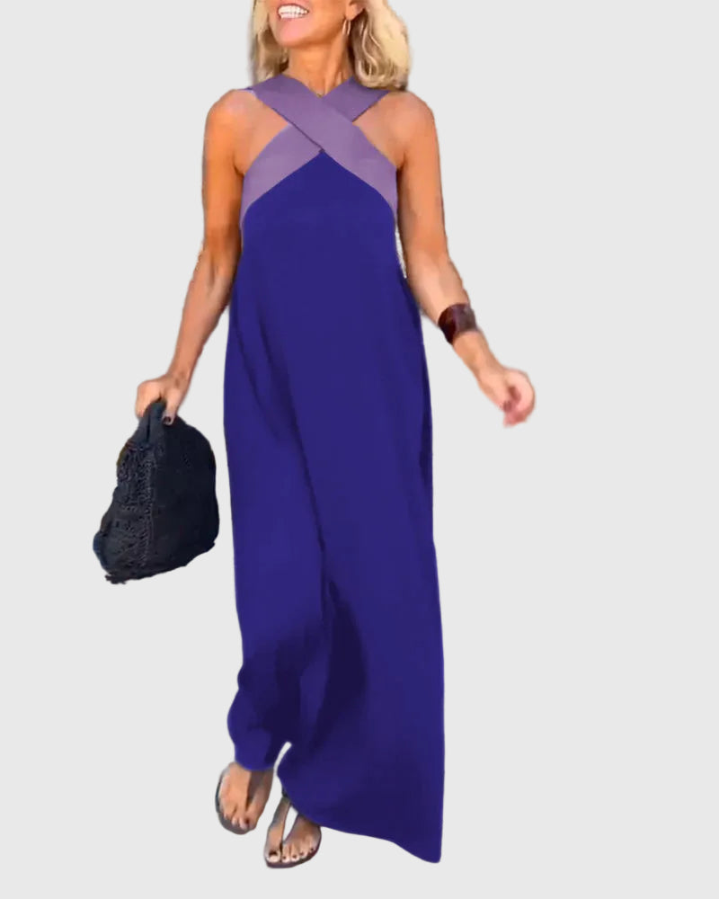 Elena | Elegante Maxi Abito Fluido