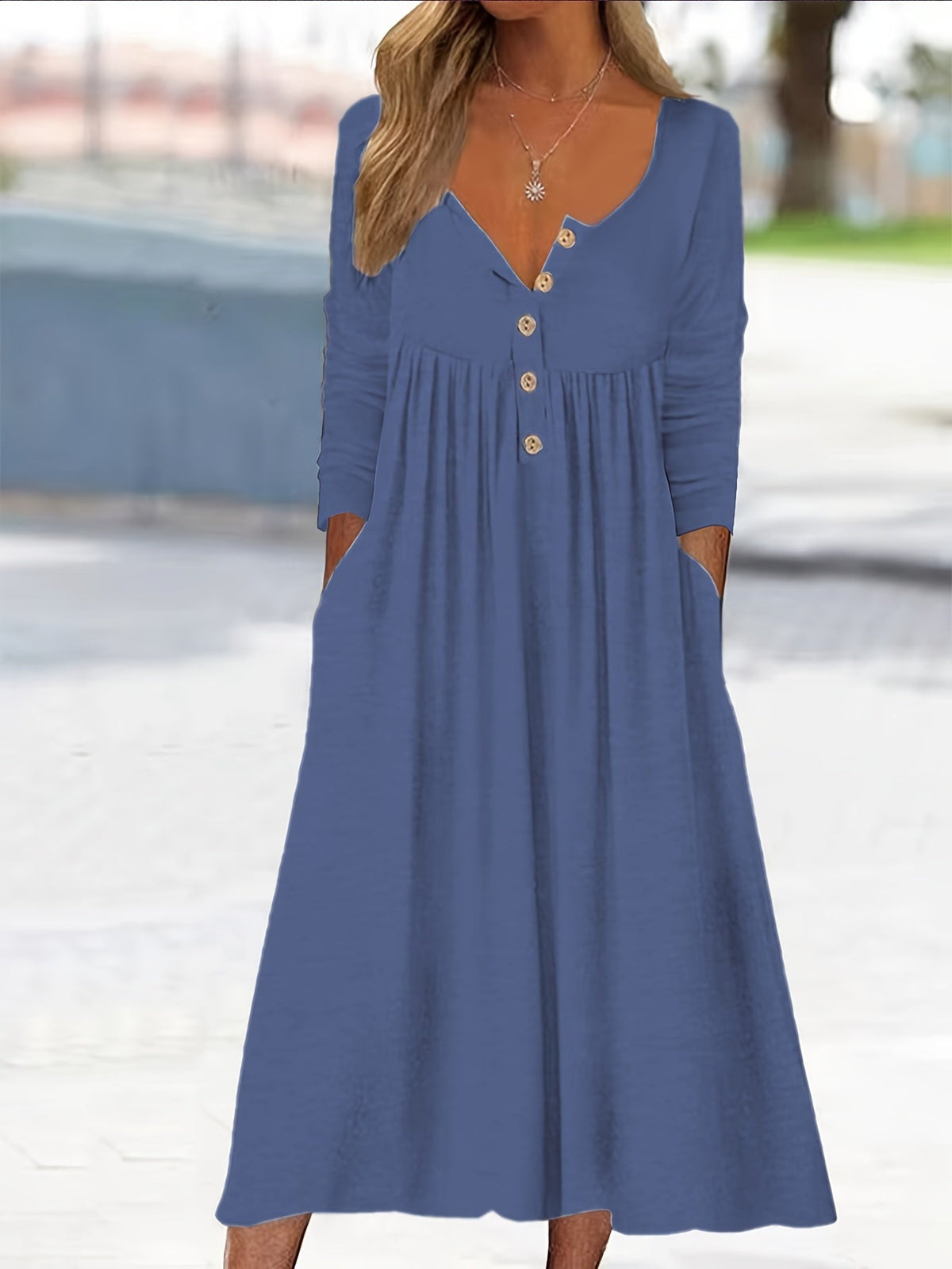 ZARA | ABITO MIDI CON BOTTONI DAVANTI