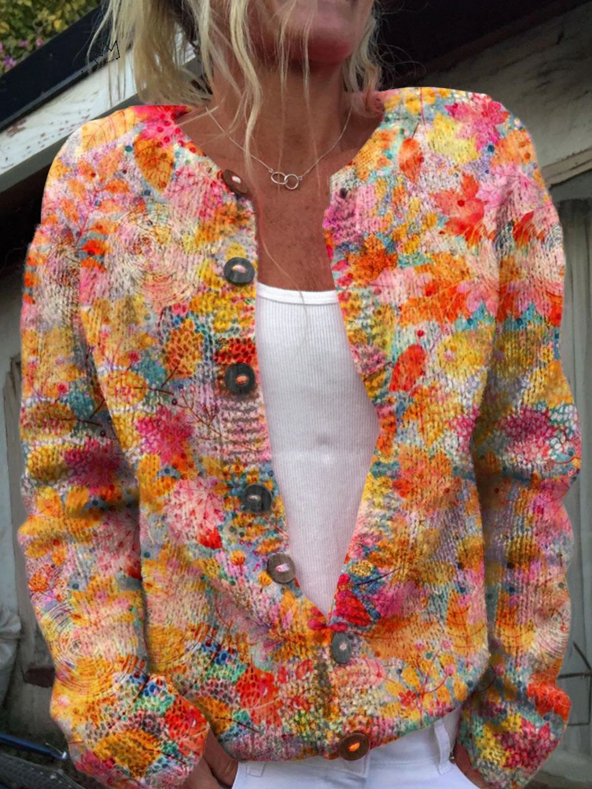 Rosanna™ | Cardigan Vintage Brei