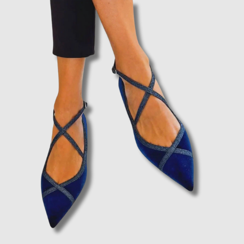 Noëlle™ | Chic Mocassini Blu Marino