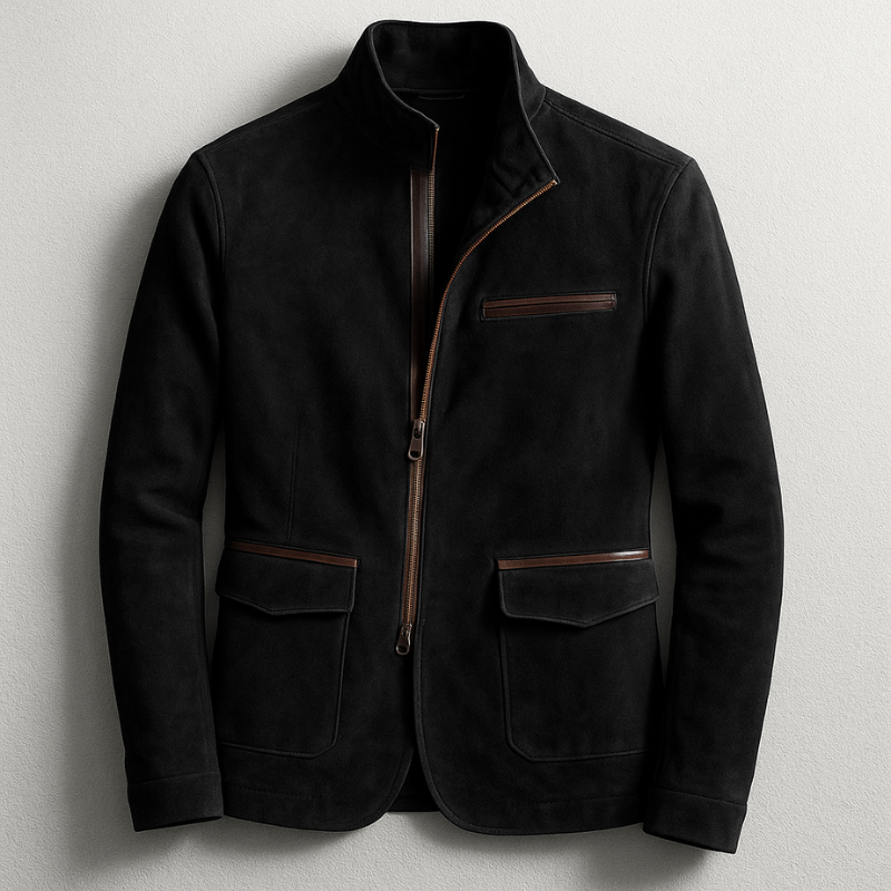 Alessandro - Giacca in Pelle Scamosciata