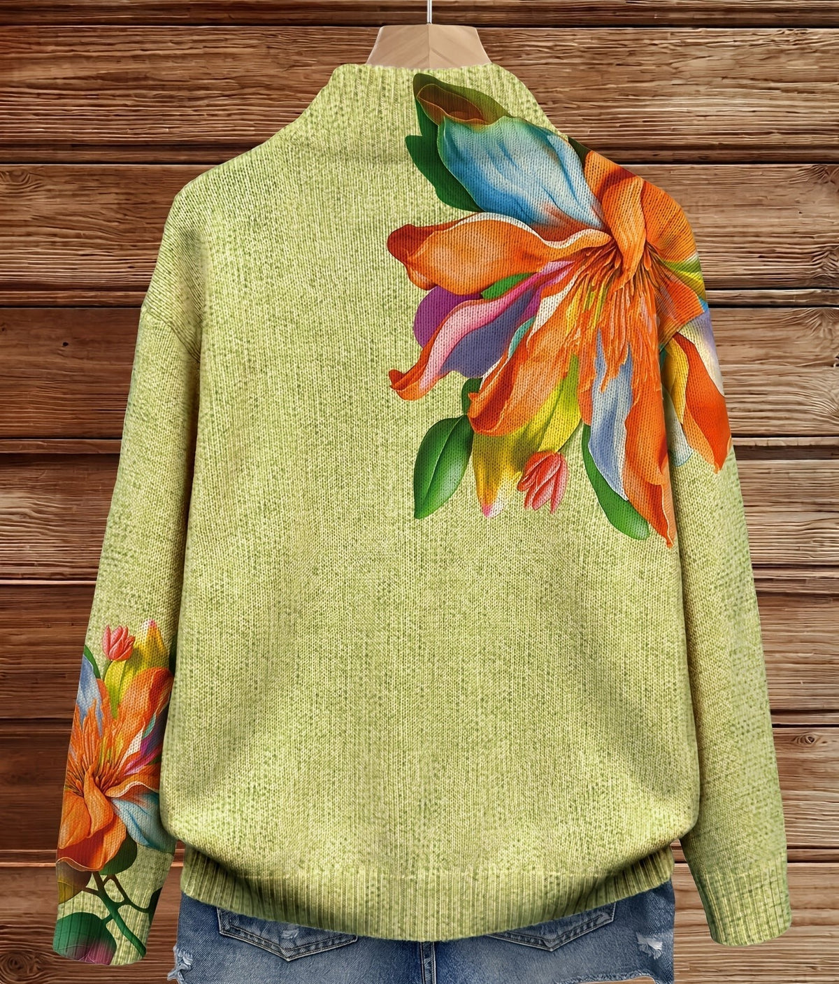 Barbara™ | Cardigan con fiori tropicali