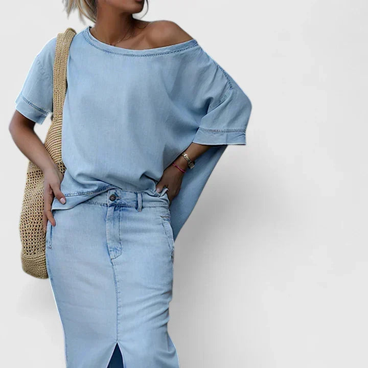 Averlynn | Elegante Set Maxi Gonna