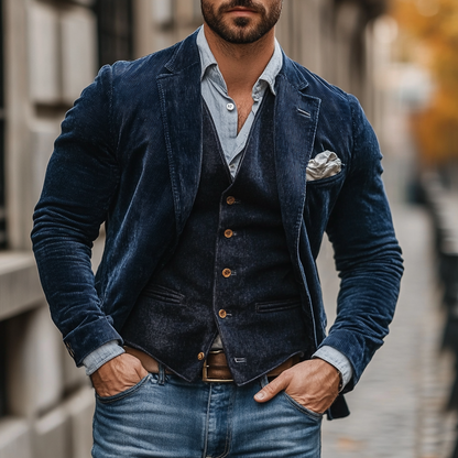 Enrico | Blazer classico con gilet