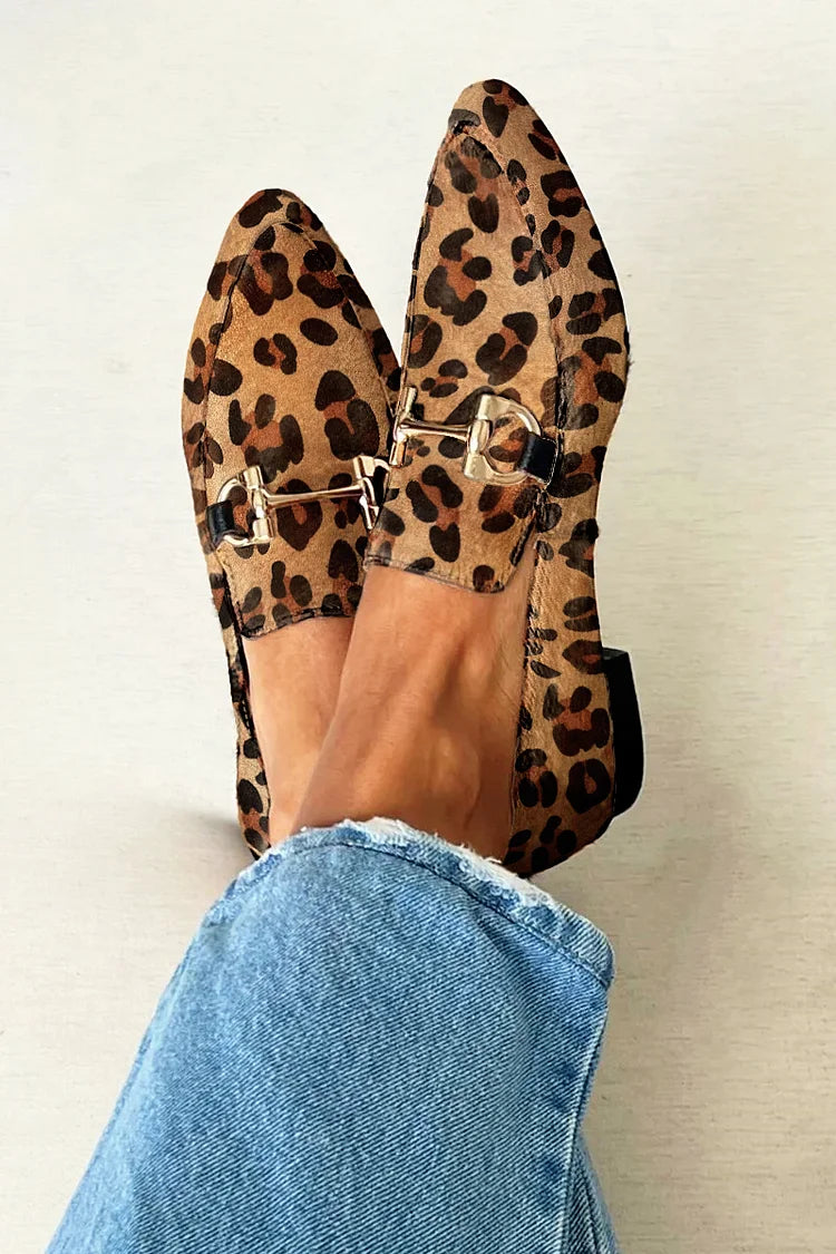 Gia - Eleganti Mocassini Leopardo