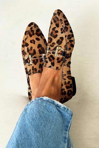 Gia - Eleganti Mocassini Leopardo