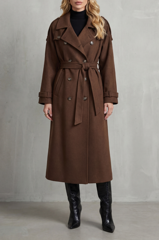 Eva | Trench Oversize in Lana