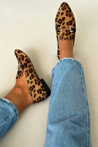 Gia - Eleganti Mocassini Leopardo