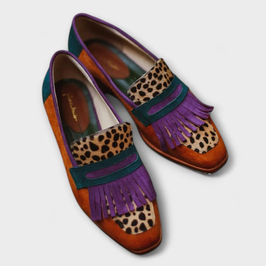 Fallon™ | Mocassino Leopardo Marrone