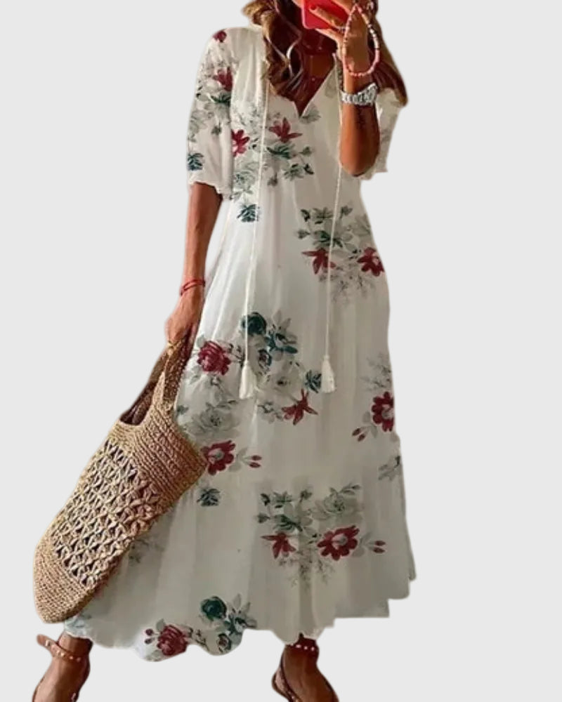 Amalia | Maxi Abito Vintage Bohemien Estate