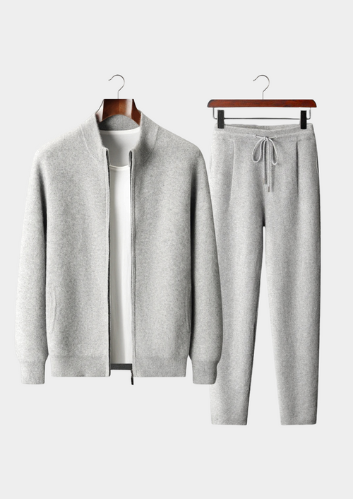 Set Freizeit in Cashmere Premium Grigio Chiaro Denis