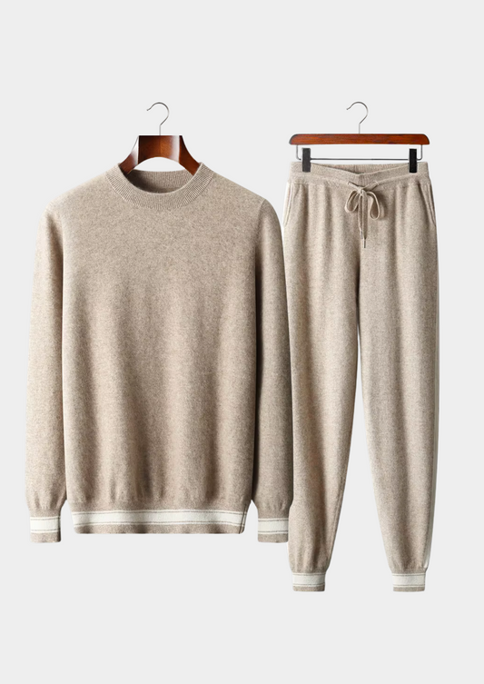 Set da Tempo Libero in Cashmere Premium Sand Wien