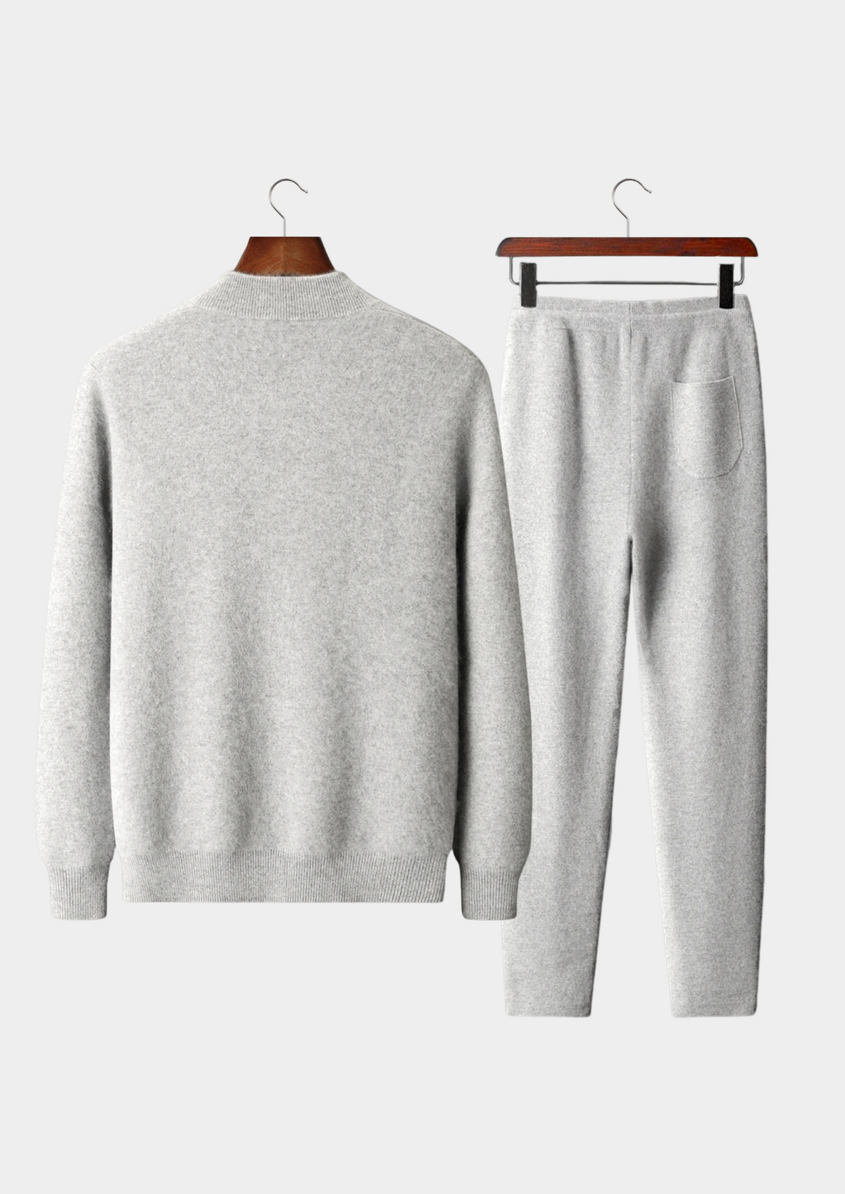 Set Freizeit in Cashmere Premium Grigio Chiaro Denis