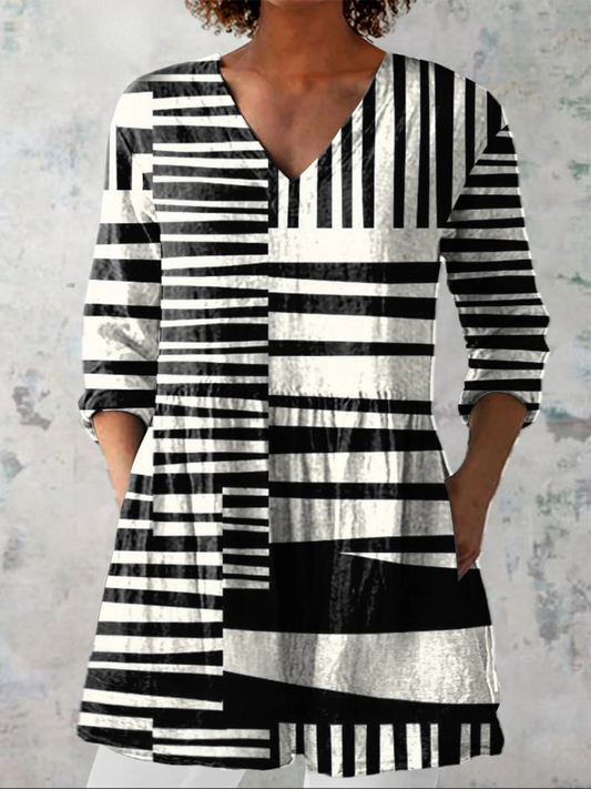 Sophie | Blusa Lunga con Collo a V