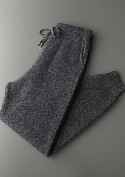 Set da tempo libero in cashmere premium grigio scuro Alain