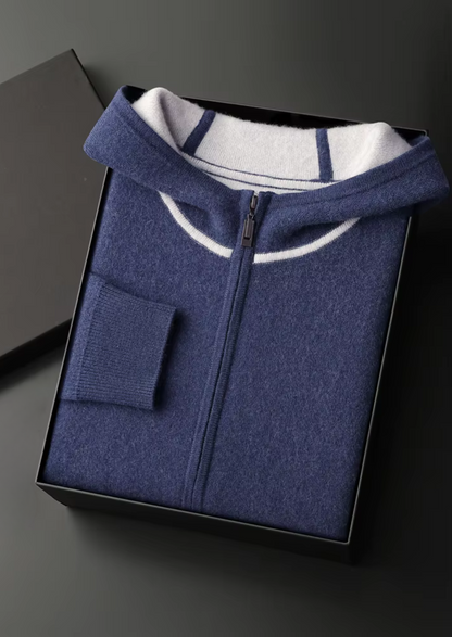 Set Tempo Libero in Cashmere Blu Marino Premium Milano