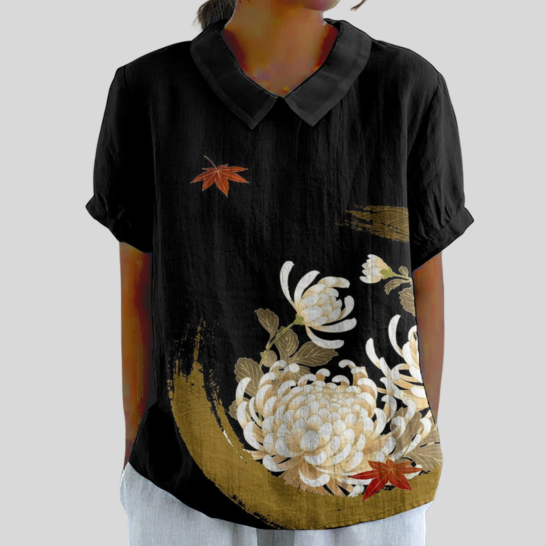 Elegante Top a Fiori