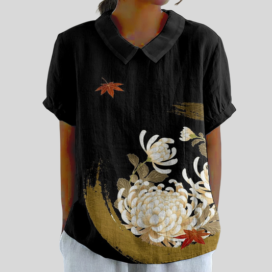 Elegante Top a Fiori