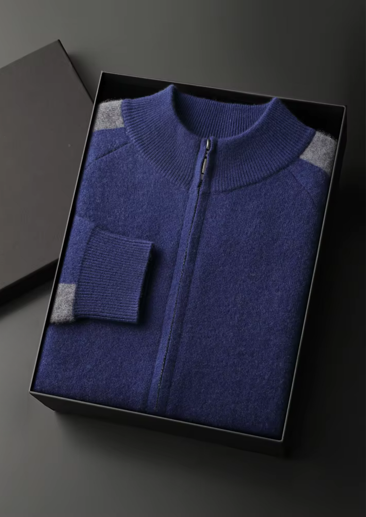 Set da tempo libero in cashmere premium blu marino Torino