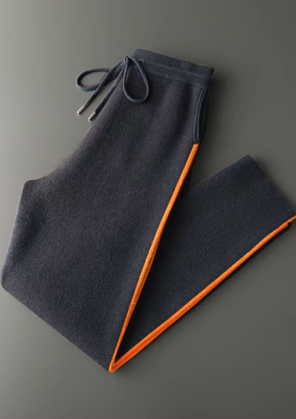 Set da Tempo Libero in Cashmere Grigio Scuro Milano