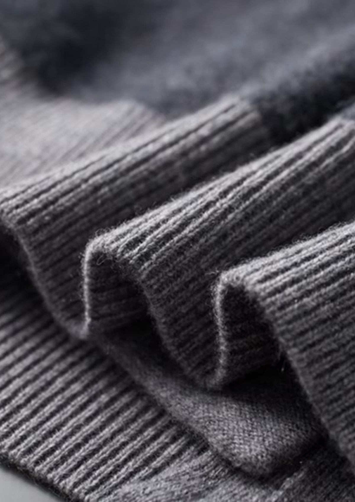 Set da tempo libero in cashmere premium grigio scuro Torino