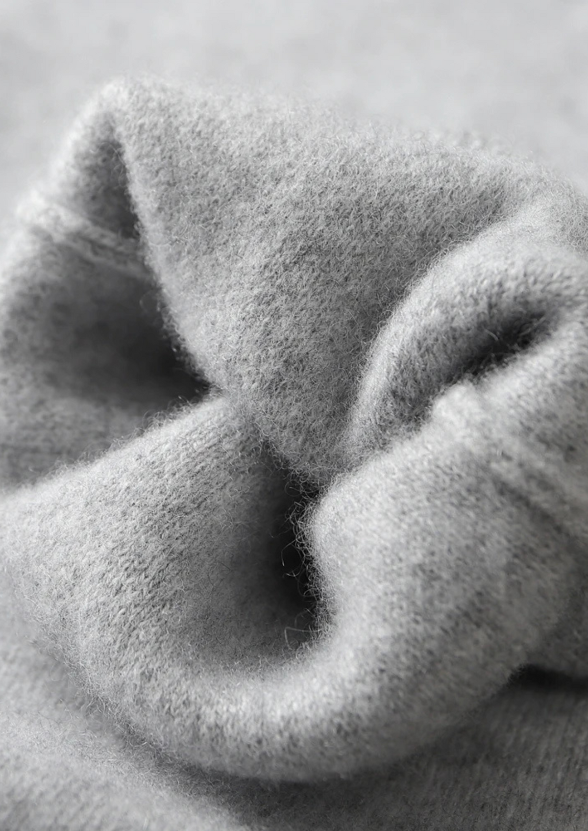 Set da tempo libero in cashmere premium grigio chiaro Alain