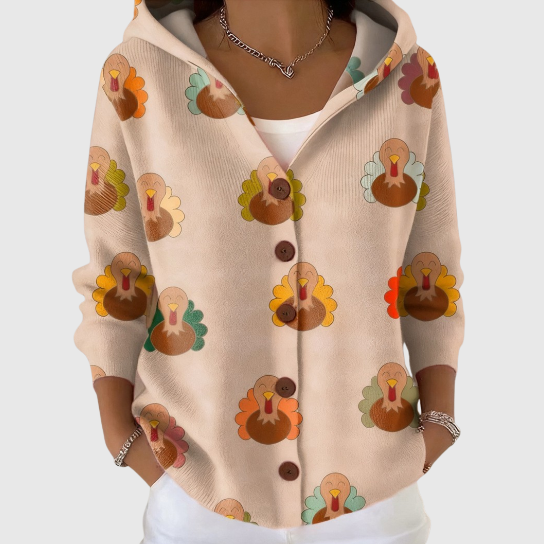 Cardigan Hoodie Comodo e Tricot