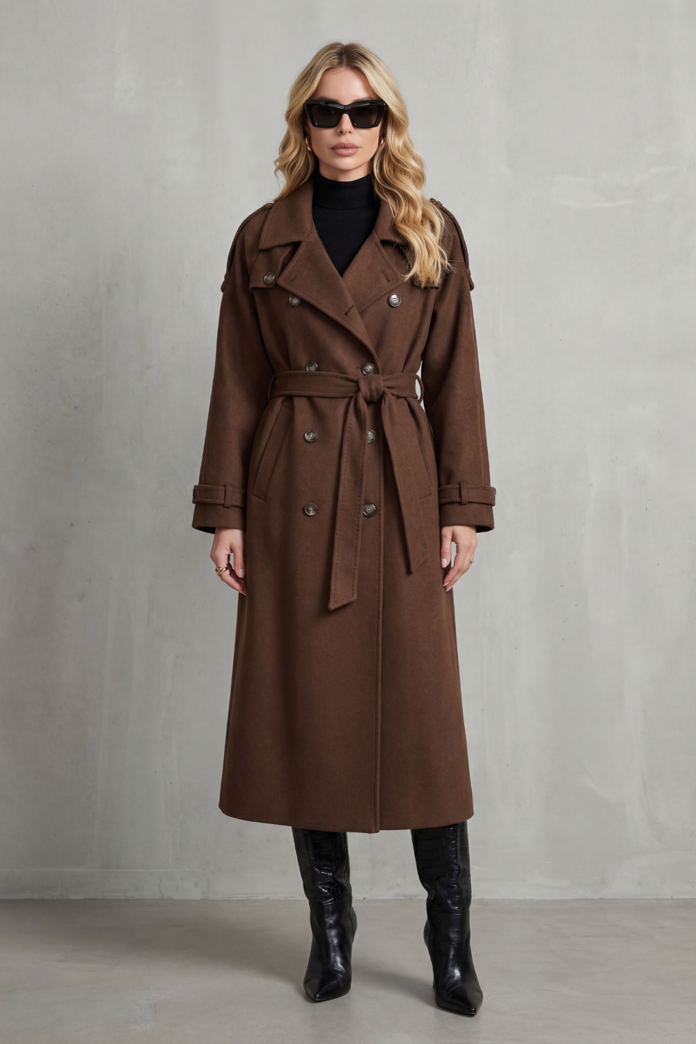 Eva | Trench Oversize in Lana