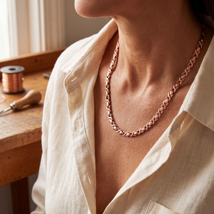 Collana in rame Cedro
