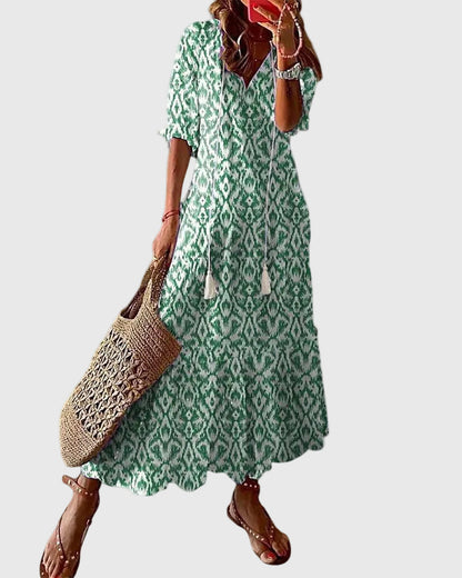 Amalia | Maxi Abito Vintage Bohemien Estate