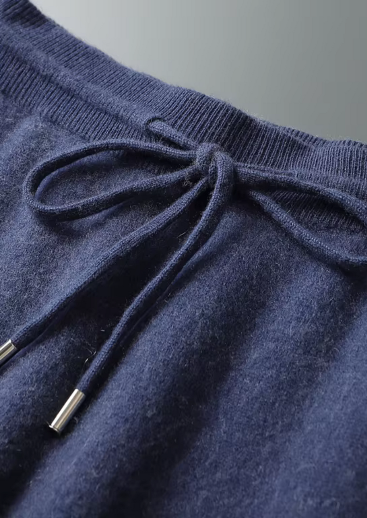 Set Tempo Libero in Cashmere Blu Marino Premium Milano