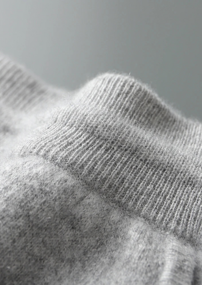 Set da tempo libero in cashmere premium grigio chiaro Alain