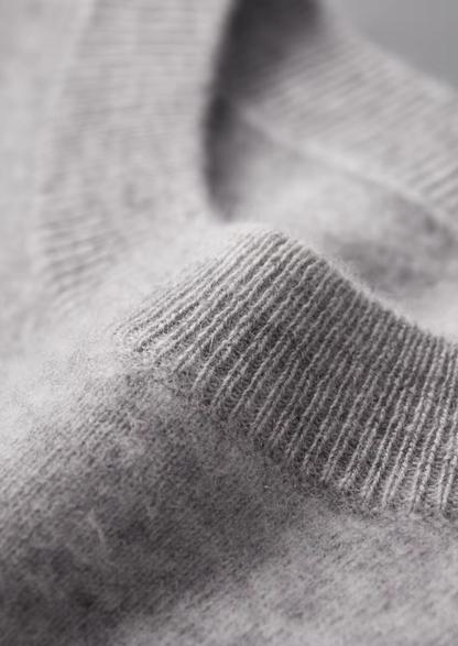 Set da tempo libero in cashmere grigio chiaro premium