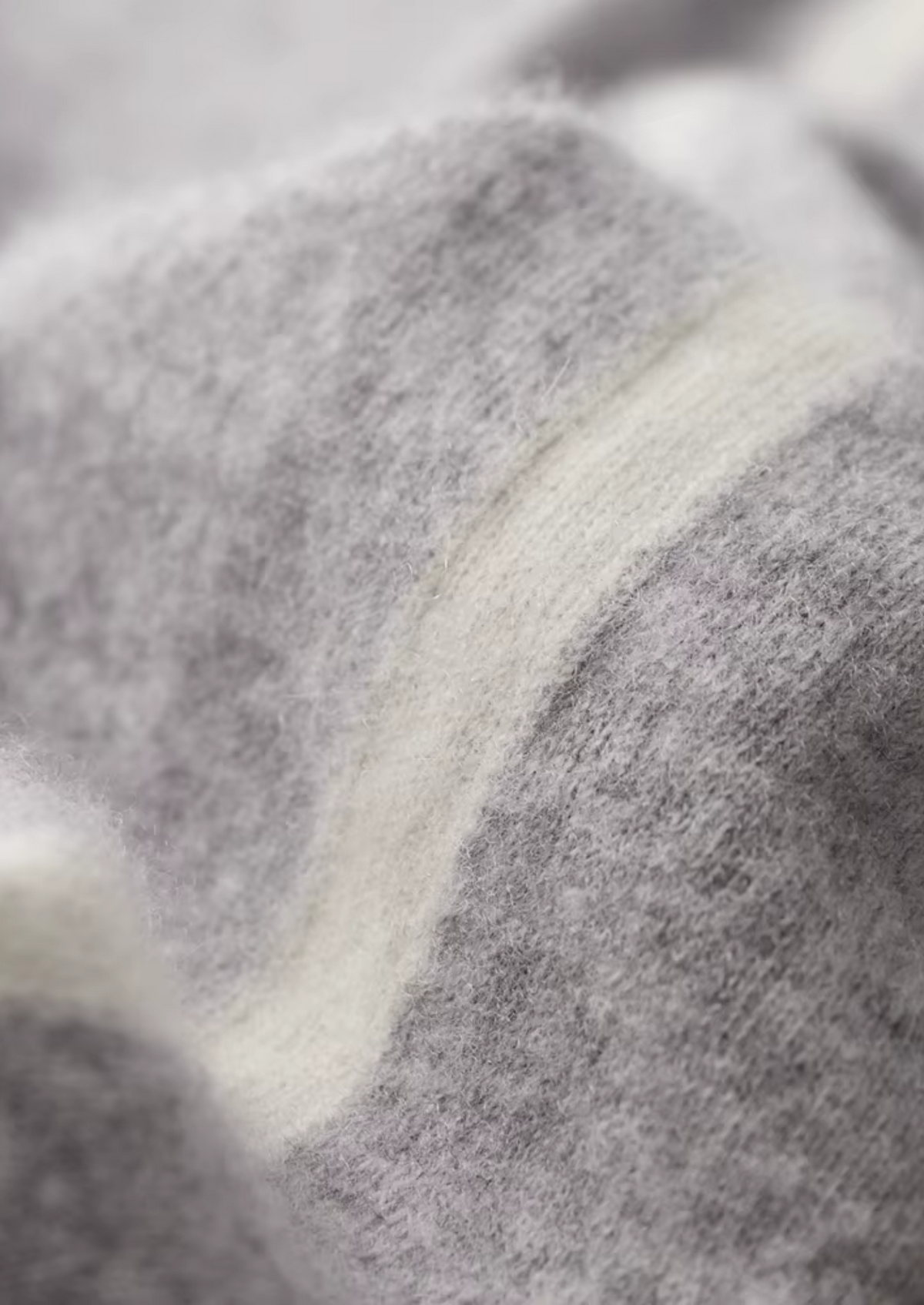 Set da tempo libero in cashmere grigio chiaro premium