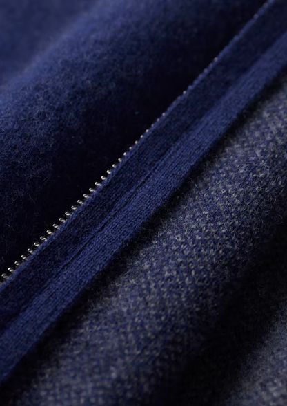 Set da tempo libero in cashmere premium blu marino Torino