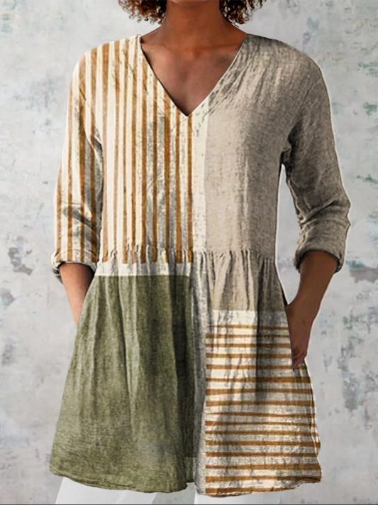 Camille | Blusa Lunga con Scollo a V