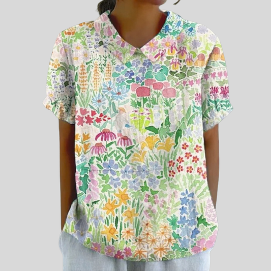 Top Elegante e Fiorito