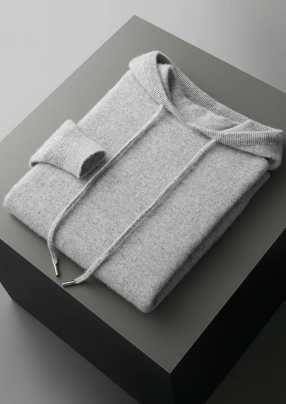 Set da tempo libero in cashmere premium grigio chiaro Alain