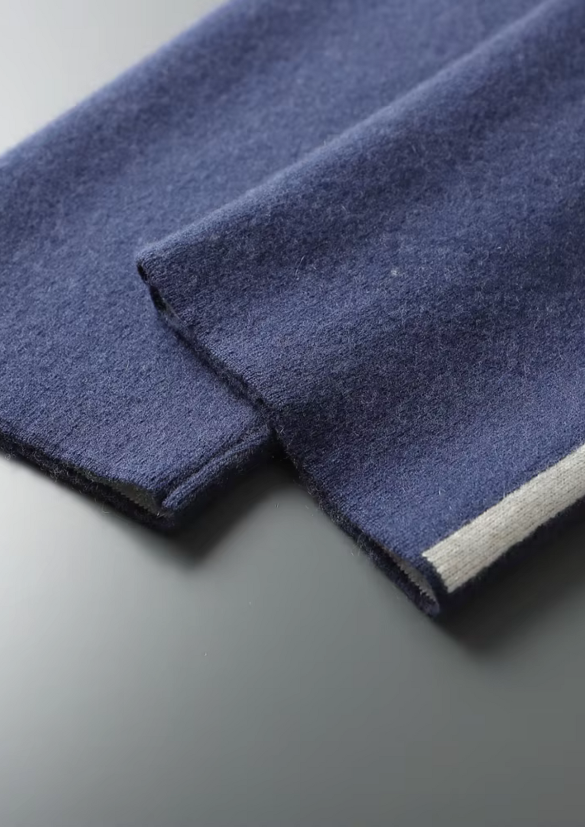 Set Tempo Libero in Cashmere Blu Marino Premium Milano