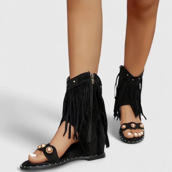 Eira - Sandali Frangia Chic