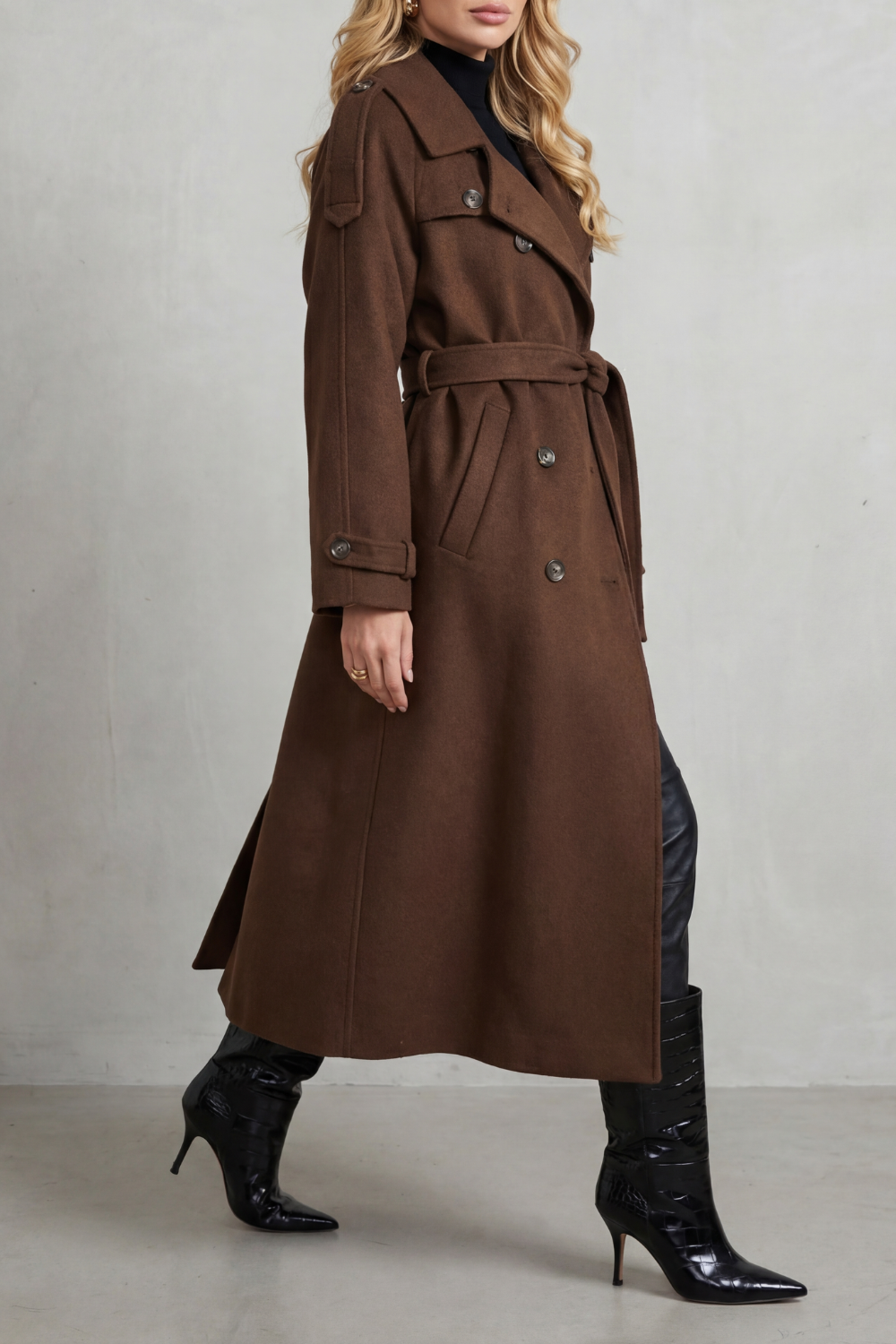 Eva | Trench Oversize in Lana