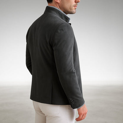 Marzio | Blazer moderno con collo alla coreana