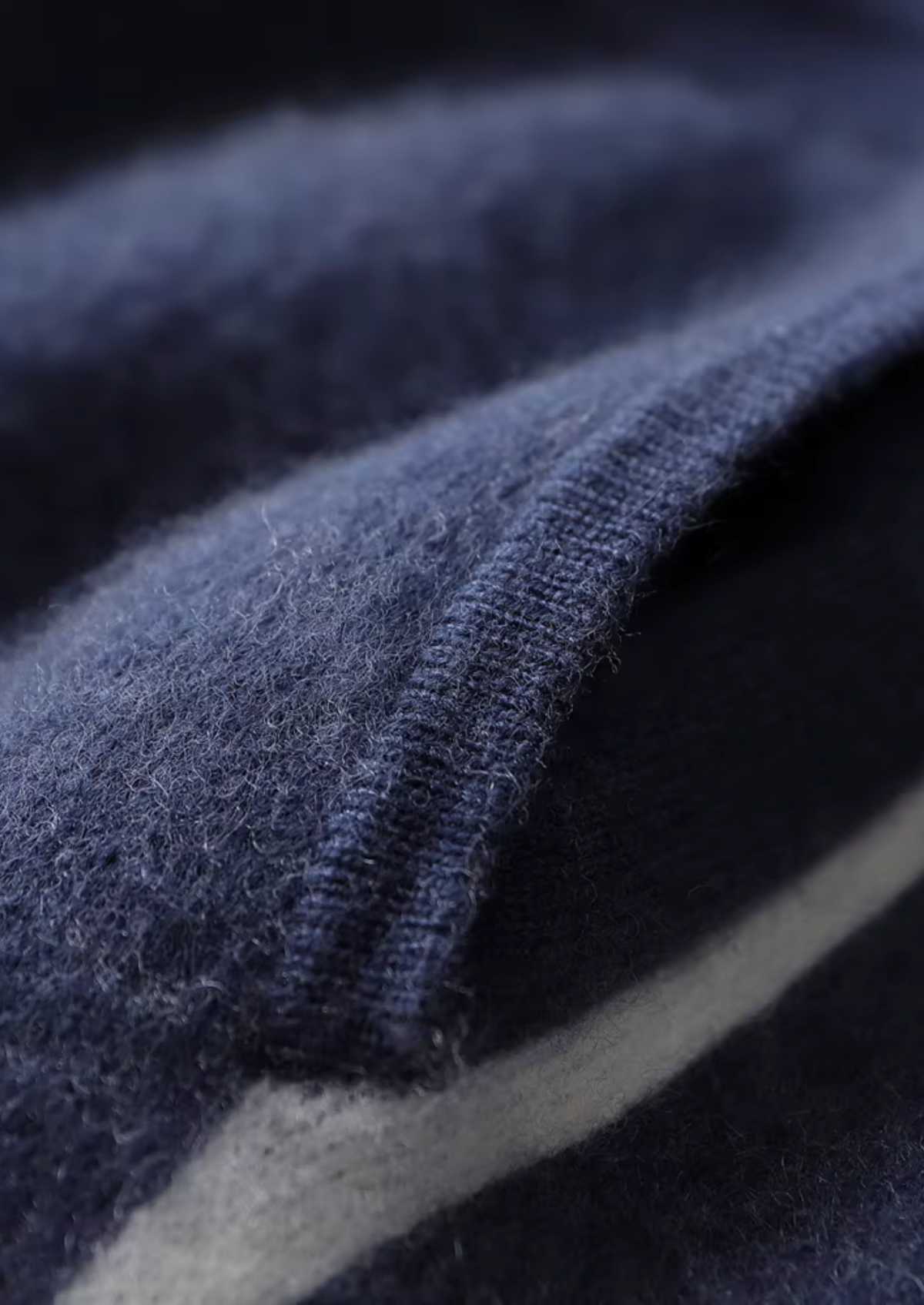 Set Tempo Libero in Cashmere Blu Marino Premium Milano