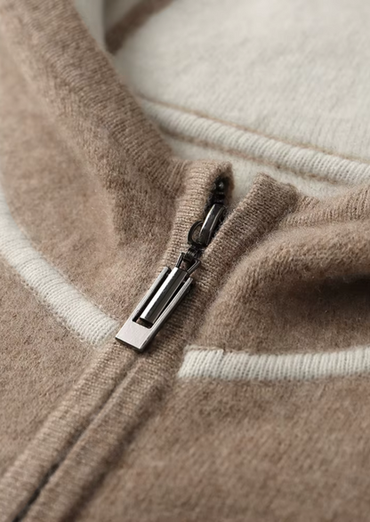 Set da tempo libero in cashmere beige Milano