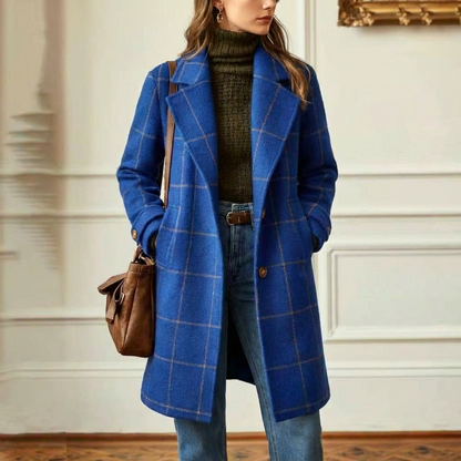 Francesca | Cappotto in Lana a Quadri