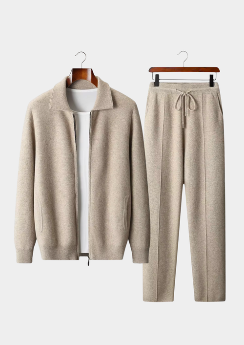 Set da tempo libero in cashmere premium