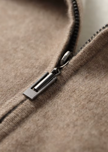 Set da tempo libero in cashmere beige Milano