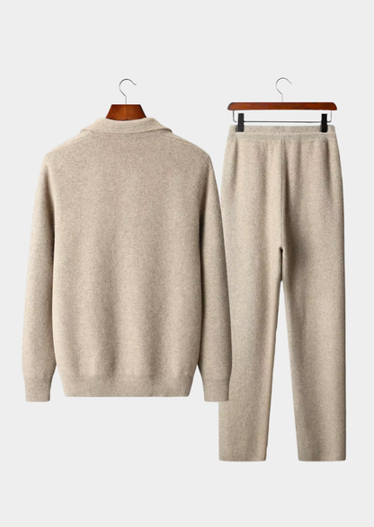Set da tempo libero in cashmere premium